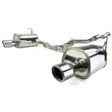 Invidia Q300 Cat-Back Exhaust with Rolled Polished Tips for 14-16 Subaru Forester XT