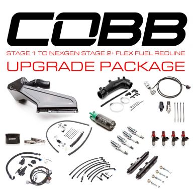 Cobb Stage 1 to NexGen Stg 2 + Flex Fuel Redline CF Power Package Upgrade