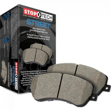 StopTech Street Front Brake Pads for 04-17 Subaru STi 2004-2017, EVO 8, EVO 9, EVO X