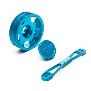 Cobb Main Pulley/Oil Cap/Battery Tie Down Package for 02-14 WRX, 04-14 STI - Teal