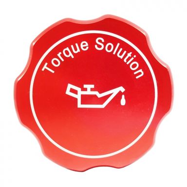 Torque Solution Billet Oil Cap for 89+ Subaru - Red