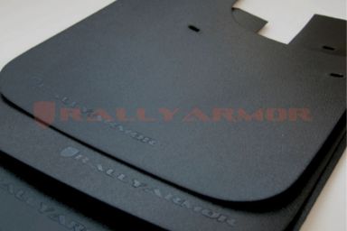 Rally Armor RS Basic Black Mud Flap w/Black Logo for 93-01 Subaru Impreza