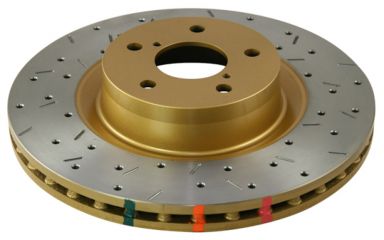 DBA Front Drilled & Slotted 4000 Series Rotor for 12+ Subaru, Scion BRZ/FR-S Limited & Premium