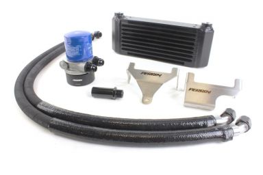 Perrin Oil Cooler Kit w/PERRIN Core for 04-21 Subaru STI, 02-14 WRX