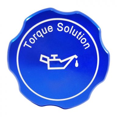 Torque Solution Billet Oil Cap for 89+ Subaru  - Blue