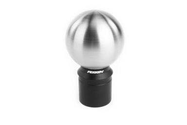 Perrin SS Ball Shift Knob - 2.0in. / Brushed Finish for 2020+ Subaru Outback, Ascent (w/CVT)