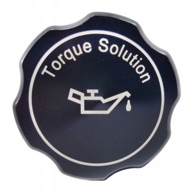Torque Solution Billet Oil Cap for 89+ Subaru - Black