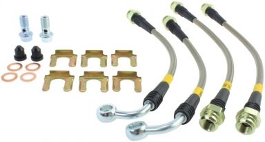 StopTech Stainless Steel Rear Brake Lines (4 Line Kit) for 05-06 LGT