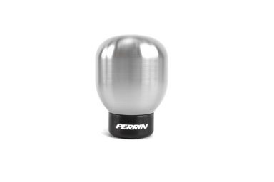 Perrin Automatic Brushed Barrel 1.85in SS Shift Knob for 13-20 & 22 BRZ, 22 Toyota GR86
